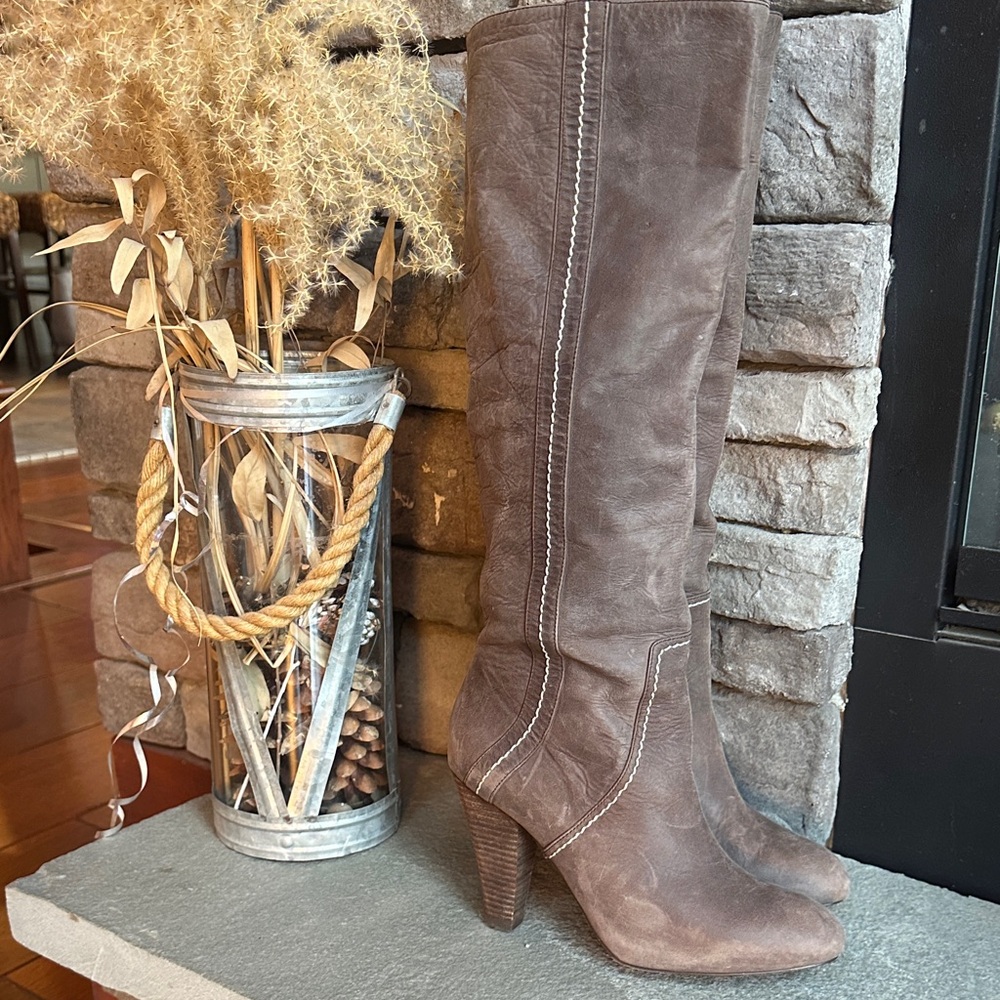 Joie Brown Heeled Boots